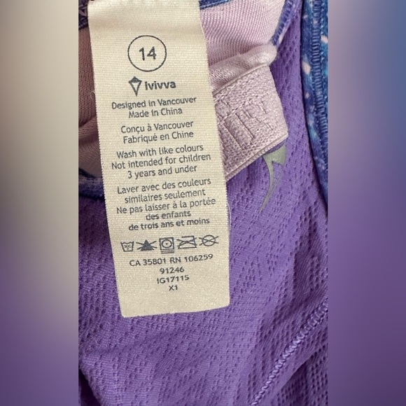 🌟Like New🌟Ivivva:Girls Tank Top- Size 14 - Picture 8 of 9